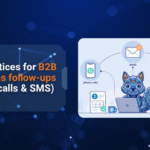 B2B collections follow-up process using email, phone calls, and SMS to accelerate payments